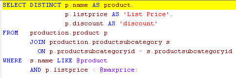 select where clause format option is false