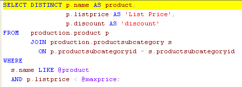 select where clause format option is true